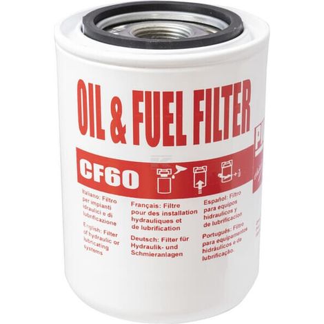 Filtre à gasoil à absorption d'eau 150 l/min 30μ femelle 1"1/4