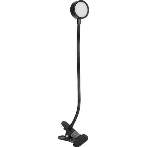 Lampe de bureau USB à angle réglable à 360° avec col de cygne et pince pour la lecture au bureau ou dans la chambre (1/5)