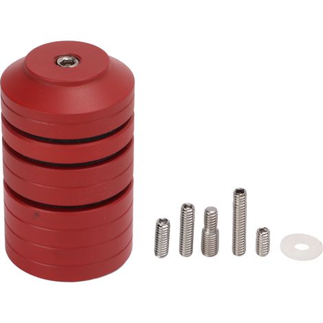 Kit de Stabilisateur et Contrepoids Détachable pour Arc à Poulies et Classique, Alliage d'Aluminium Léger - Rouge