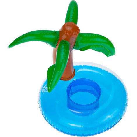 TG48083 Aufblasbarer Becher Strandmotiv Palmen