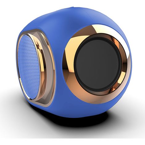Enceinte Bluetooth stéréo sans fil, Golden Egg, caisson de basses ultra-puissant et portable