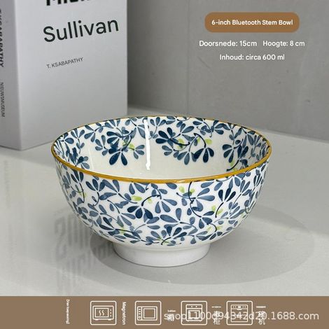 Ensemble de bols à muesli - Bols à muesli en porcelaine - Bols à petit-déjeuner empilables / Bols à muesli compatibles lave-vaisselle - 4 pièces - Pour 6 personnes - Couleur pastel (1/3)