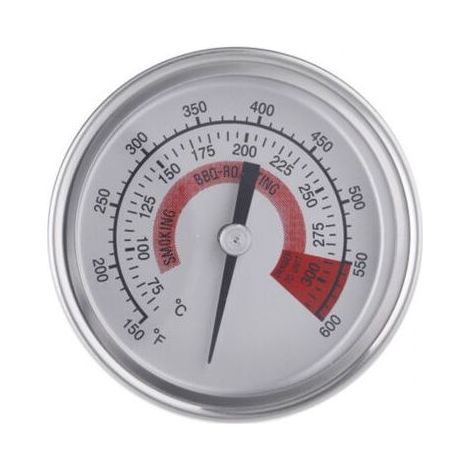 Thermomètre de four, Thermomètre de Four en Acier Inoxydable, Thermometre de Cuisson et Cuisine, thermomètre four à pizza,Thermomètre Barbecue pour BBQ, Gril, Mesure de 75 à 300 °C / 150 à 600 (1/5)