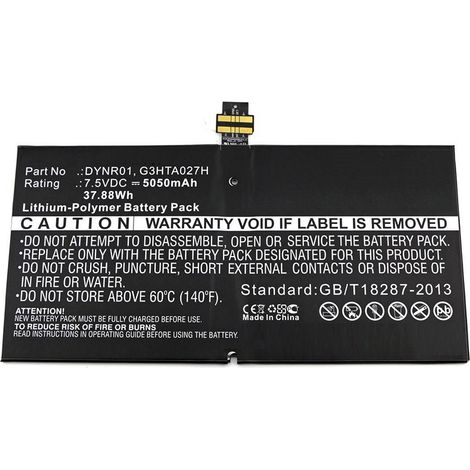 Batteria CoreParts per tablet Microsoft, mbxtab-BA073