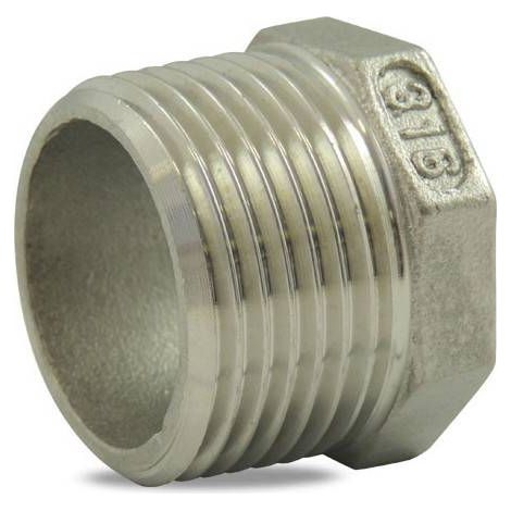 Réduction simple Male / Femelle en inox 316 Ø A: 1'' Ø B: 3/4'' (1/3)