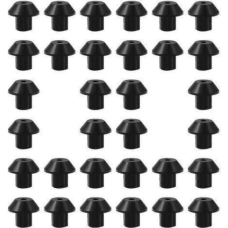32 pièces WB2K101 gamme brûleur Grate caoutchouc Feet kit compatible Ken More cuisinière Grate Bumpers remplace 247410 (1/5)