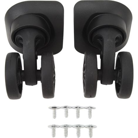 2pcs Roue de Remplacement pour Bagages, Facile à Installer, Roulette Universelle pour Valise pour Réparation (1/4)