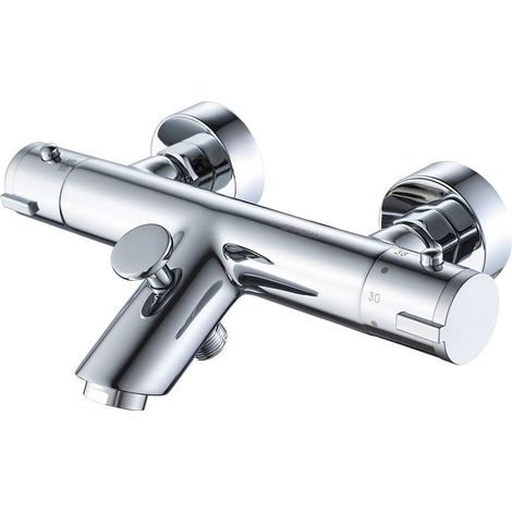 GRIFEMA Berlin, Mitigeur Thermostatique de Bain-Douche , Robinet de Douche Universal, Chrome (1/5)