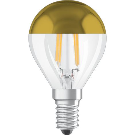 Osram Bombilla Esférica LED 4W Dorado Plateado
