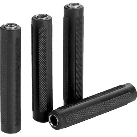 4 pièces Coupleur Audio Femelle TS/TRS 6,35 mm vers Femelle, Adaptateur Jack Mono/stéréo 1/4", rallonge 6,35 mm, changeur de Genre pour Haut-Parleur, amplificateur, Son de Guitare (1/5)