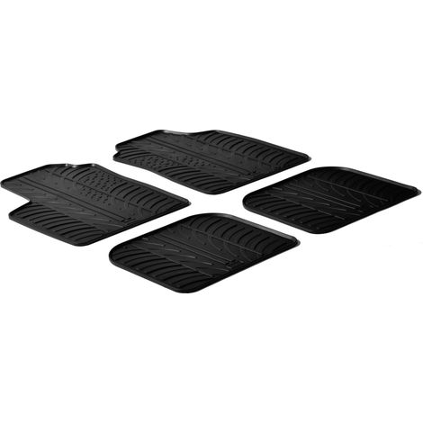Set tappeti su misura in gomma - compatibile per  Fiat Panda (09/0301/12) -  Fiat Panda Classic (02/1212/12)