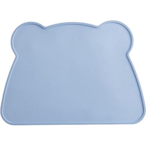 Tappetino antiscivolo per ciotole per cani e gatti, tappetino per ciotole con bordo rialzato, impermeabile, per ciotole d'acqua, tappetino per ciotole per animali domestici, 36,5 x 26,5 cm (1/4)