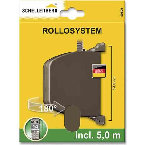 Paletta esterna incernierata 28x159x120mm marrone girevole a 180º