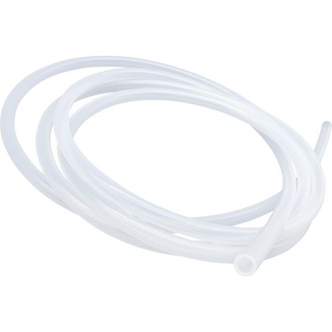 Tuyau en silicone transparent, tuyau de qualité alimentaire, taille 3,0 mm x 5,0 mm, longueur 2,5 m (8,2 pi), épaisseur 1,0 mm, tuyau en caoutchouc silicone flexible pour tuyaux d'air/eau (1/5)