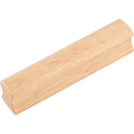 2 Pièces Poignée Meuble Bois 128mm, Poignée Tiroir Bois, Poignet Armoire Bois, Poignée d’Armoire de Cuisine, Poignées Bois Chêne Clair, Poignée Bois (1/4)