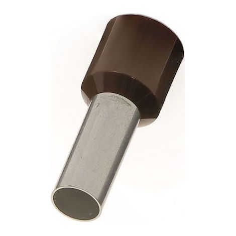 Cosse électrique 10 mm² – Lot de 100 – Connexion fiable pour fil multibrin – Pour câblage électrique souple – Bizline