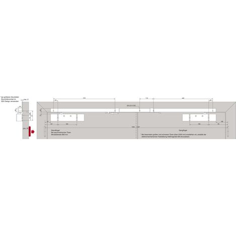 DORMAKABA Türschließer TS 98 XEA GSR-BG-V, EN 1-6, Gleitschiene, silber (1/3)