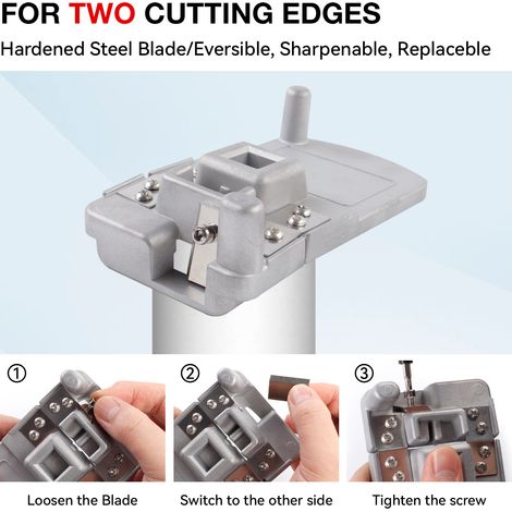 Outils d'ébavurage et de découpe de tuyaux en PVC, outil de chanfreinage multi-spécifications pour tuyaux en plastique