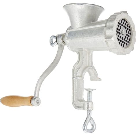 Hachoir manuel en fonte - BAUMALU - 450076 - N°8 avec accessoires pâtisserie (1/5)
