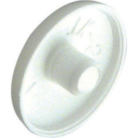 Capuchon Blanc pour Cheville Métallique Conique (1/2)