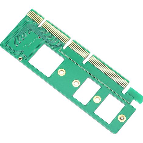 Carte d'extension PCIe 3.0 pour SSD NVMe M.2 - Adaptateur de transfert en ABS vert (1/5)