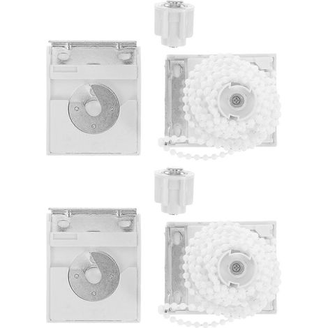 2 jeux d'embrayages pour stores enrouleurs, avec chaînette à billes et accessoires, pour la réparation de stores enrouleurs de 28 mm (1-1/8 pouce). (1/5)