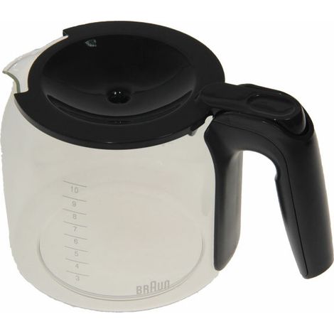 Braun caraffa 10 coperchio macchina caffè a filtro PureEase 3108 KF3100 KF3120
