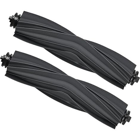 2 Pièces Brosse Principale de Rechange pour Dreame L10s Ultra/D10s plus/L20 Ultra/L10s Pro Ultra/L10s pro/X30 Ultra/L10s Pro Gen2/L10s Plus/X40 Ultra Robot Aspirateur (1/5)