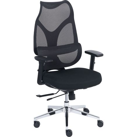 Bürostuhl VELIO Stoff Schwarz (1/5)