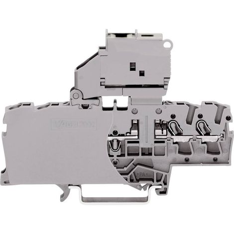 BORNE À FUSIBLES WAGO 2002-1811 6.2 MM RESSORT DE TRACTION ASSIGNATION: L GRIS 1 PC(S) (1/2)