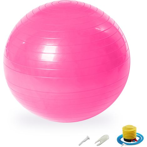 1 Ballon de yoga, anti-éclatement, antidérapant, PVC non toxique, fitness maison bureau grossesse (1/5)