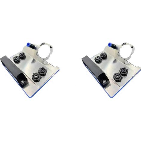 Support pour meuleuse d'angle 2X 100 type pour carrelagechanfreinage à 45°métal et céramiquecadre de chanfreinageoutils de chanfreinageargent. (1/5)