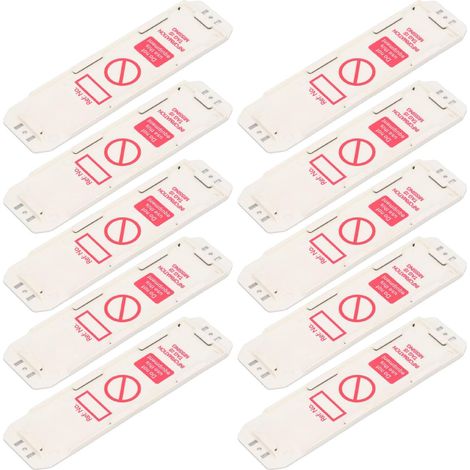 Etikettenhalter 10 Stück Kunststoff ABS