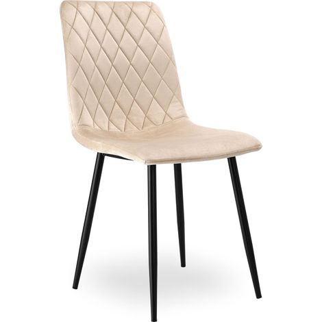 Poltrona Dexter rivestita in velluto beige