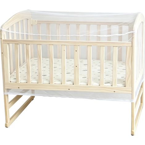 Mosquitera para cuna, 1056550 cm, cobertura total, mosquitera multiusos para niños, color blanco. (1/4)