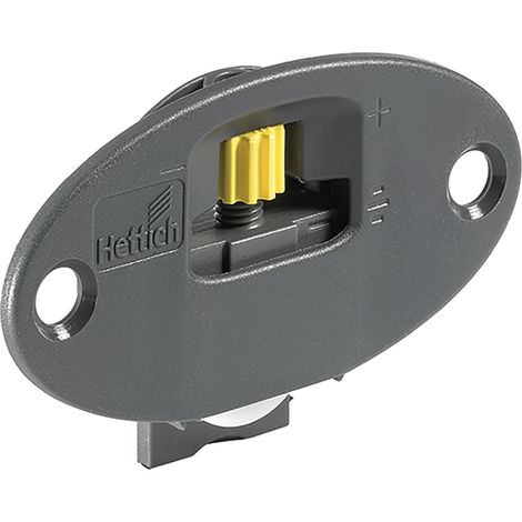 Hettich Laufteil werkzeuglos +/-1,5mm,15kg SlideLine 55 Plus,9115219 gra, unbeh.
