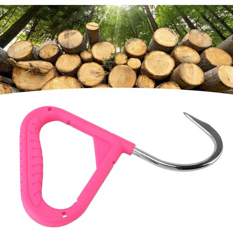 Crochet de Bûcheron pour Travaux Forestiers à Main Unique - Petit Crochet de Levage d'Arbres -KZQ (1/5)