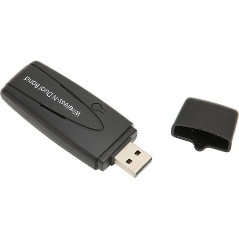 Adaptateur WiFi USB Double Bande 2,4 GHz 5 GHz 600 Mbps Antennes Dual pour Windows 10 11 8 7 (1/5)