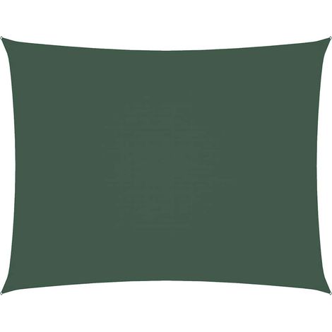 Maison Exclusive - Voile de parasol tissu oxford rectangulaire 2,5x4 m vert foncé (1/5)