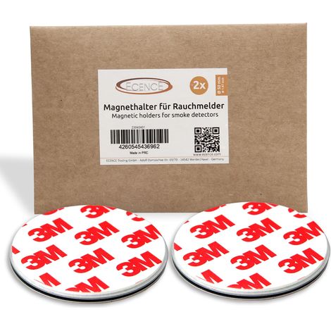 2x Magnethalterung 50mm für Rauchmelder Feuermelder Magnet-Befestigung (1/4)