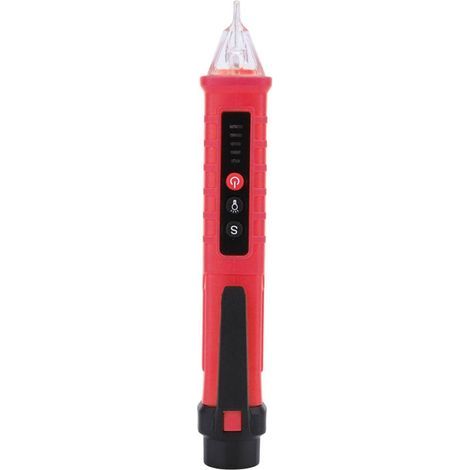 Voltage Tester 802, Akozon 48-1000V/12-1000V High Precision Test Pencil Voltage Detector Plug/Socket Tester Kit (Red) (1/5)
