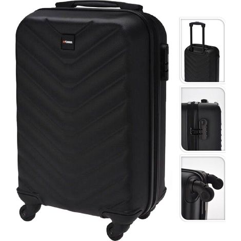 1PZ TROLLEY DA VIAGGIO capacità 28 lt - 33 x 20 x h. 53 cm