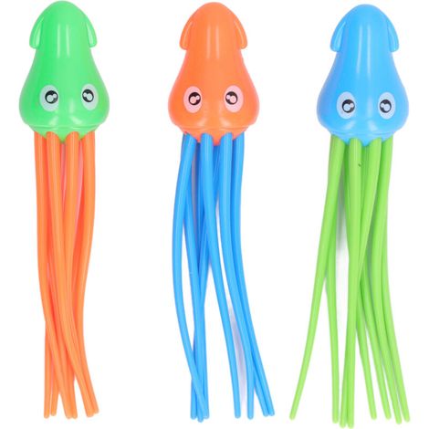 3 pièces Jouets de Piscine Méduse pour Enfants, Jeux de Plongée Sous-Marine et Équipement d'Entraînement à la Nage (1/5)