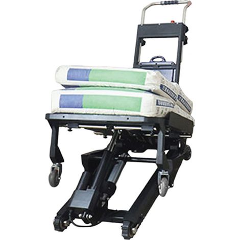Diable électrique escalier pliable - Grand plateau - Charge 200kg - CT200/CS