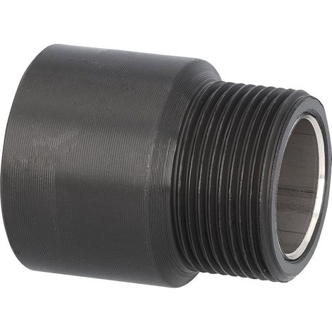 Valsir Anschweissnippel, DN 50 x DN 40 1 1/2" AG, PE-HD (1/2)