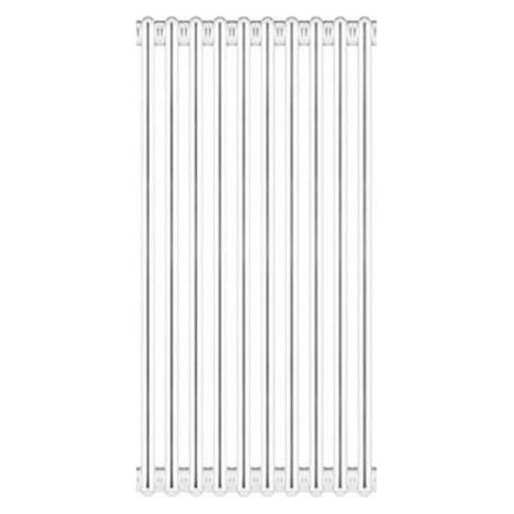 RADIATEUR TUBULAIRE EN ACIER 2 COLONNES DÉMONTABLE  MOD. 1800 Dimensions : 10 éléments