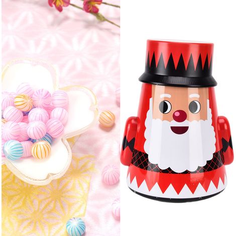 Boîtes cadeaux de Noël, boîtes à bonbons, boîtes à thé, boîtes de rangement de Noël en forme de rouleau, motifs Père Noël (1/5)