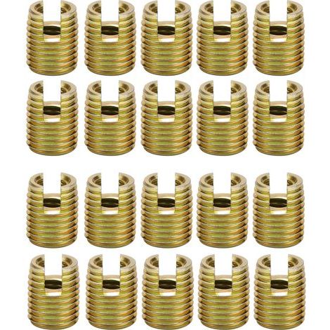 20 pieces of self-tapping threaded inserts in 302 carbon steel (internal M50.8 external M81.0) (1/5)