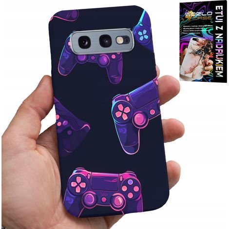 Coque pour Samsung Galaxy S10E - Coque pour gamers, motifs gaming + effet métallisé (1/5)