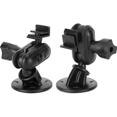 2 pièces Support Universel de Caméra de Tableau de Bord avec Ventouse, Réglable à 360°, pour Enregistreur de Conduite Portable